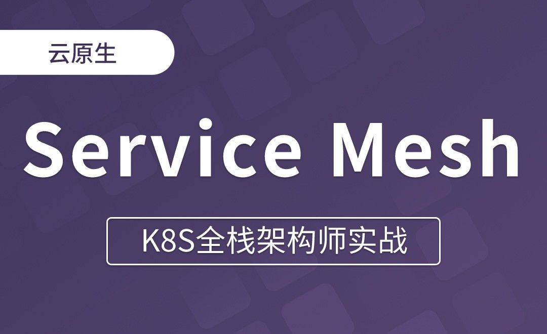 【第二十四章】什么是Service Mesh - K8S全栈架构师实战