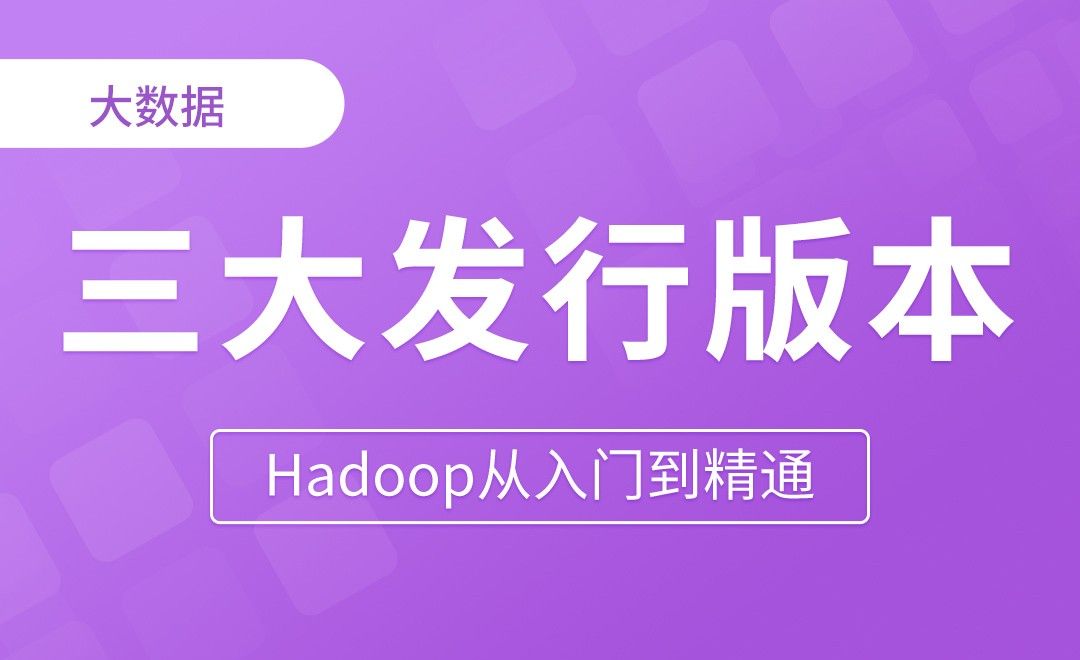 Hadoop三大发行版本 - Hadoop从入门到精通