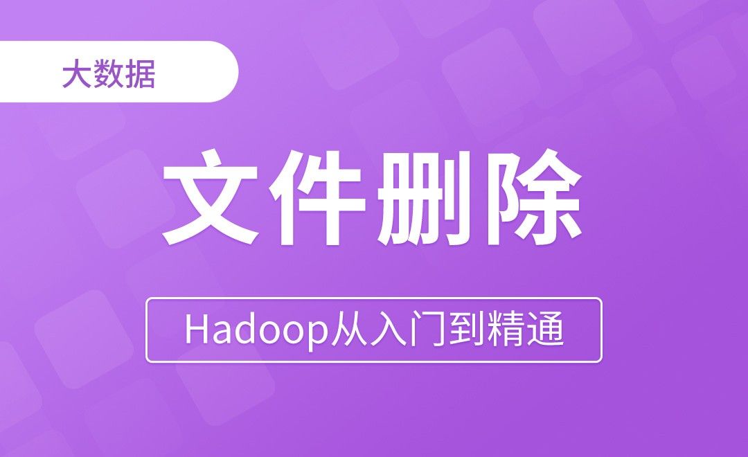 HDFS_API文件删除 - Hadoop从入门到精通