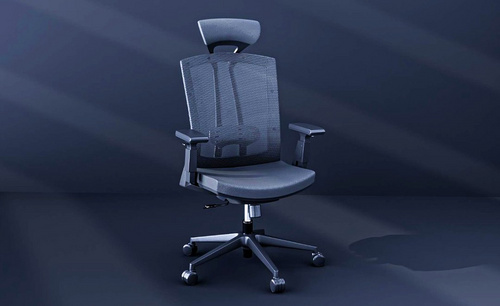 C4D+RS-办公椅布料建模与渲染