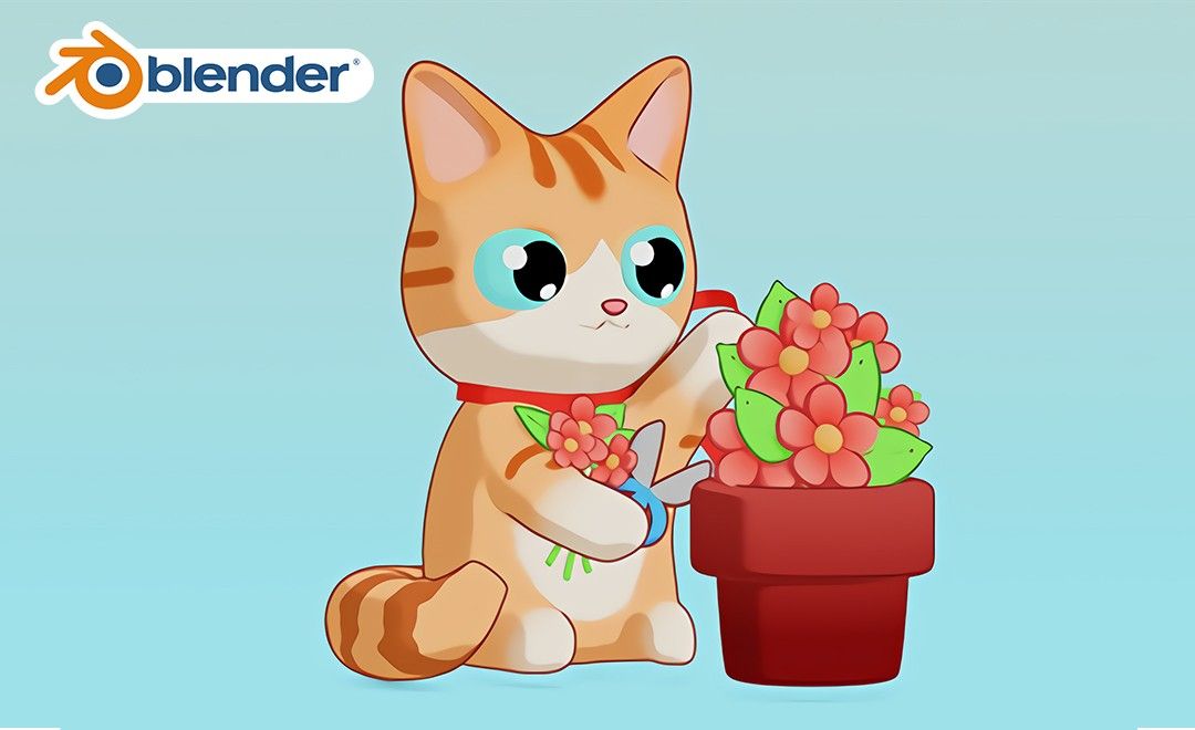 Blender-小花猫骨骼绑定