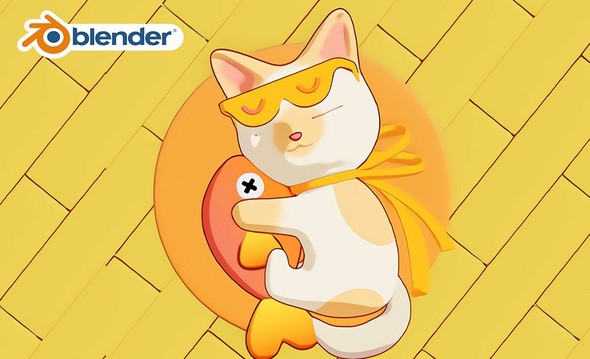 Blender-猫咪材质展UV