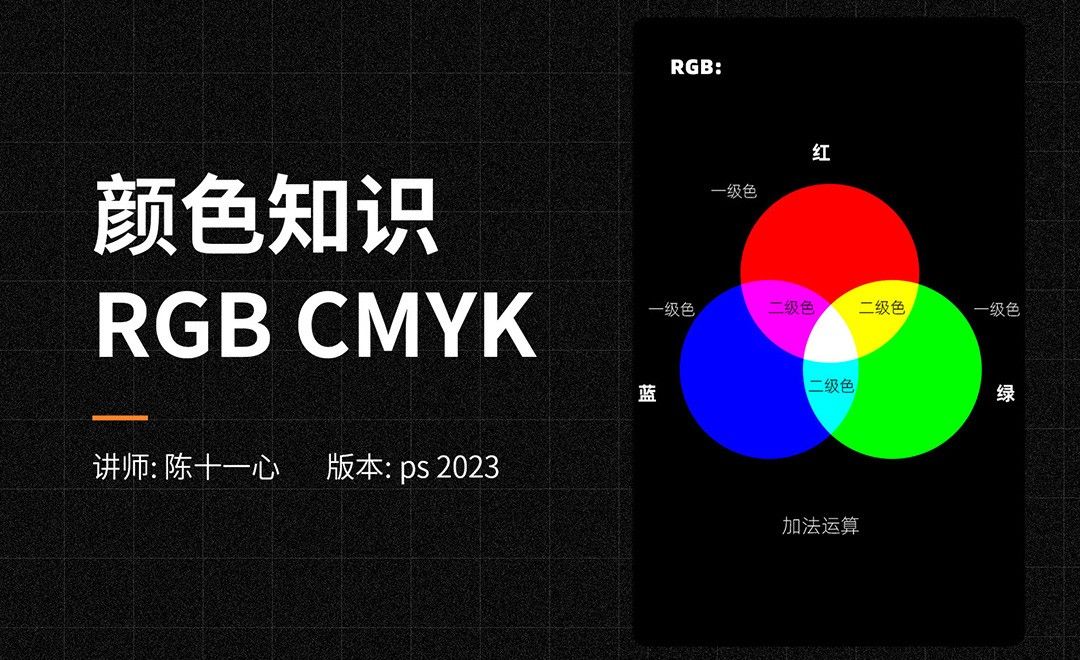 颜色知识之RGB与CMYK-PS2023零基础入门 - 软件入门教程_PS（2023） - 虎课网