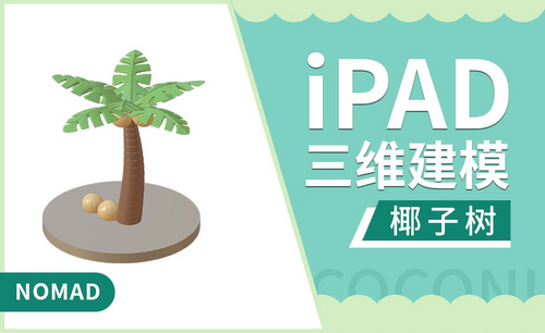 iPad建模：用Nomad做一棵椰子树