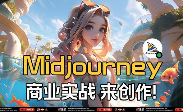 Midjourney-夏日公主-商业实战篇