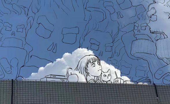SAI-利用云朵创造一幅插画
