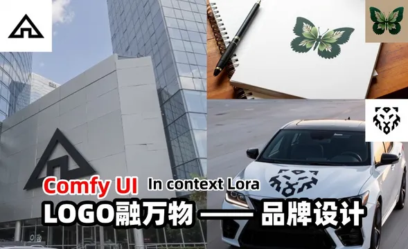ComfyUI-LOGO融万物一品牌设计-In context Lora