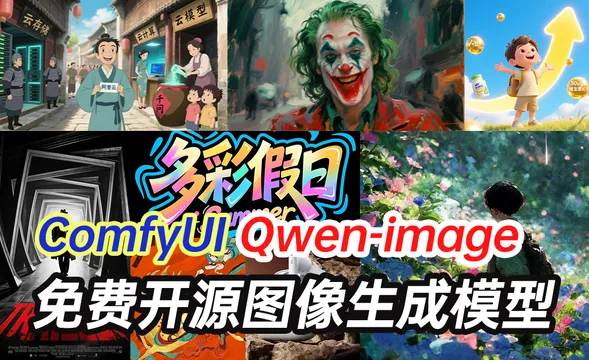 Qwen-image-免费开源图像生成模型通义千问-ComfyUI