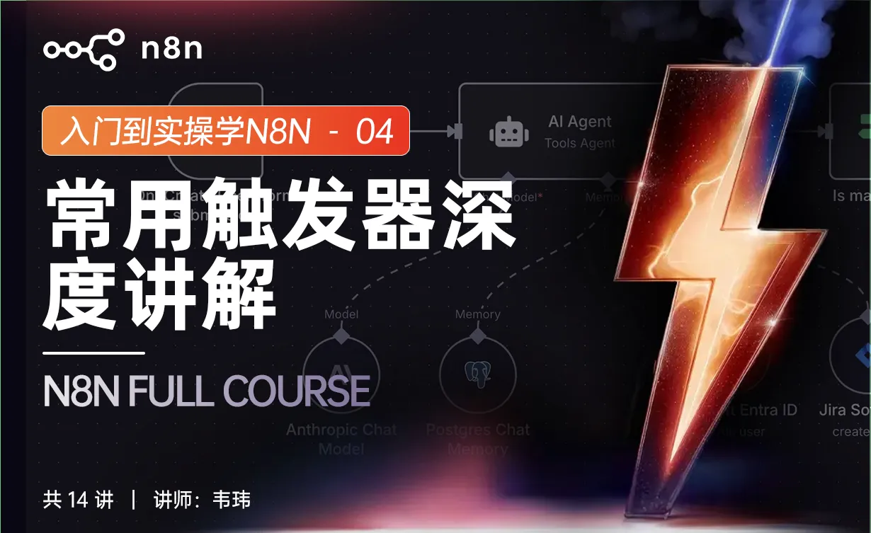 常用触发器深度讲解 - n8n零基础入门到实操