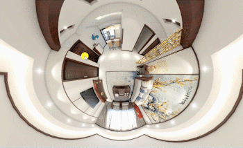 Vray+SU-中式客厅渲染，全景图制作
