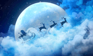 AE-圣诞老人与麋鹿合成动画