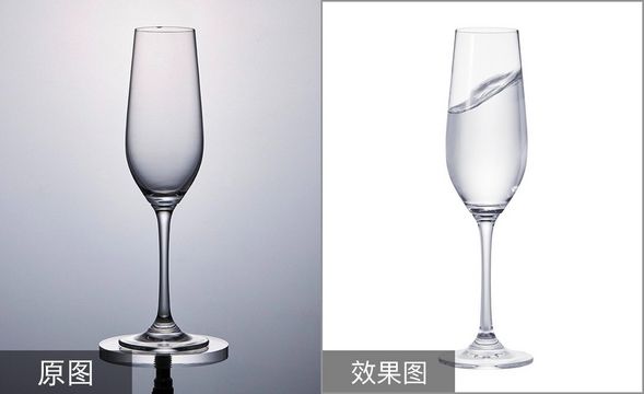 PS-透明玻璃杯子精修